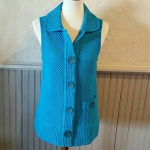 💕Focus* Turquoise Vest